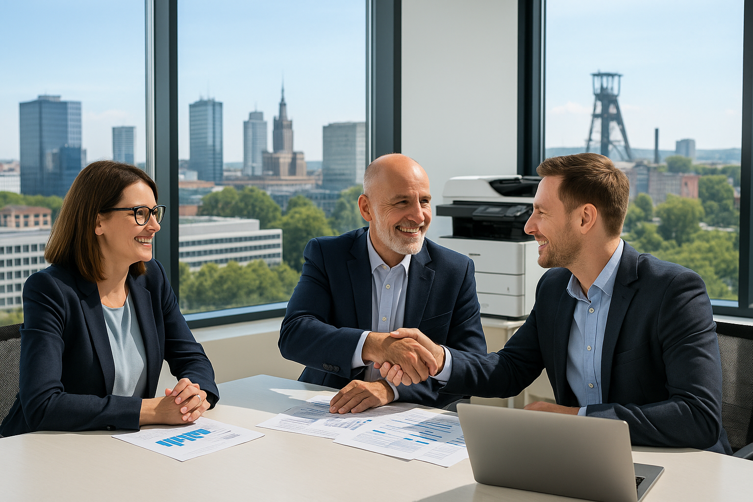 Spotkanie biznesowe z klientem